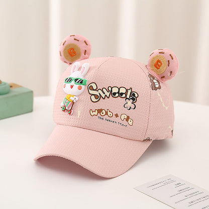Sweet Glasses Bunny Ears Sun Hat