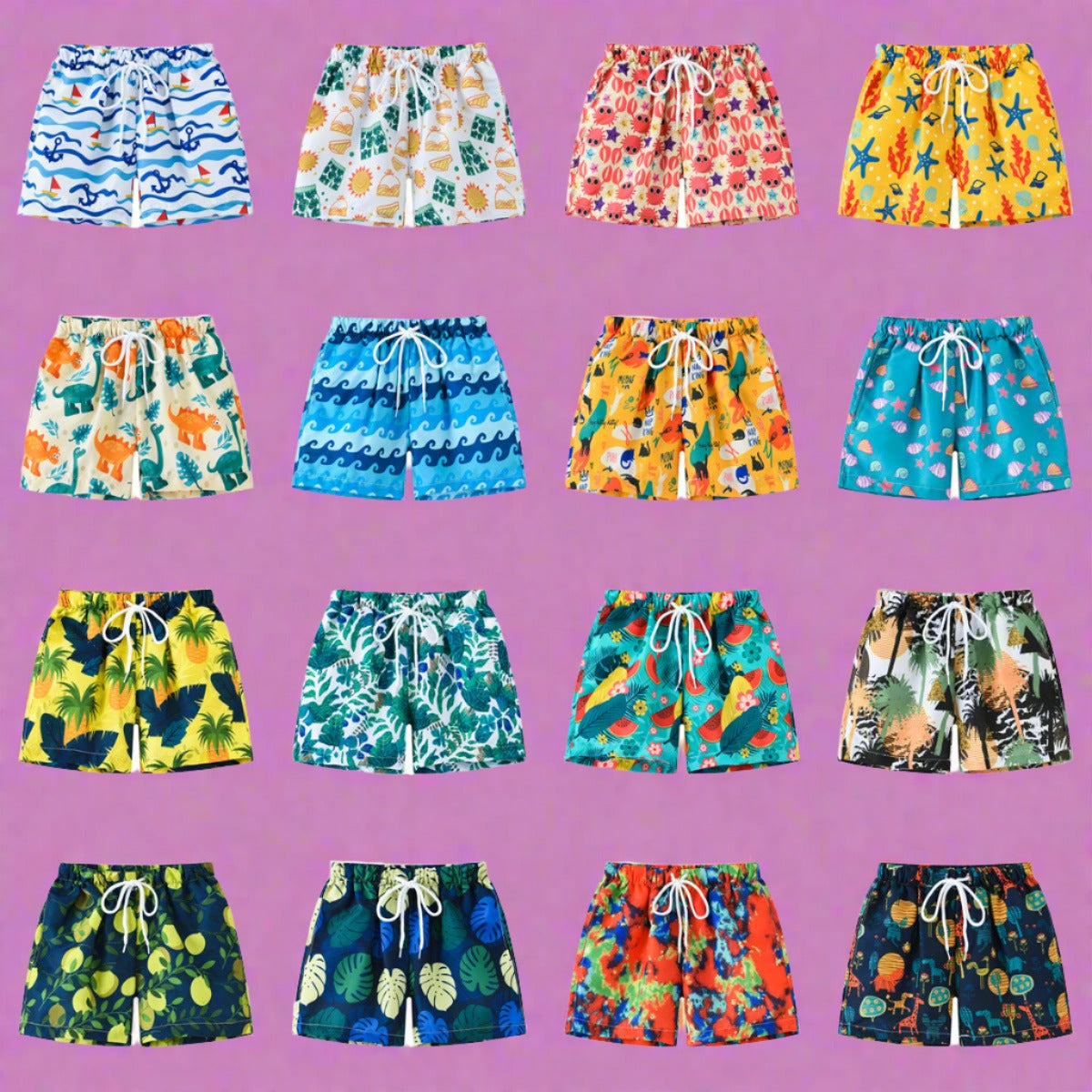 Summer Beach Polyester Baby Clothes
