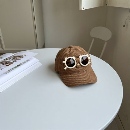 Cotton Children's Cartoon Sunglasses Hat
