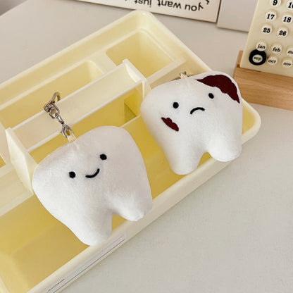 Tooth Doll Plush Keychain