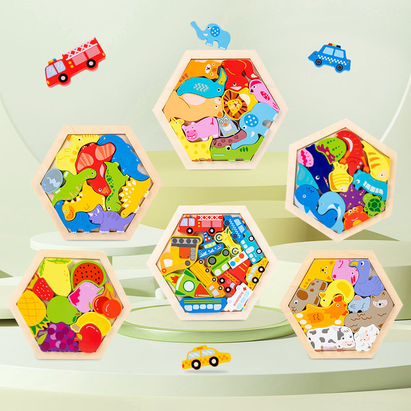 Wholesale Children's Educational Puzzles Wooden TOY