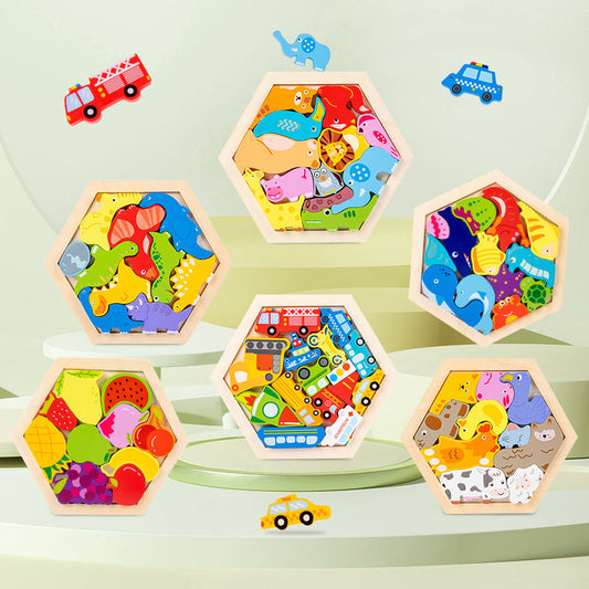 Wholesale Children's Educational Puzzles Wooden TOY