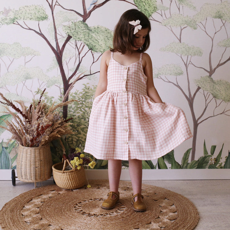 Girls Summer Cotton Sundress Baby Clothes