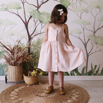 Girls Summer Cotton Sundress Baby Clothes
