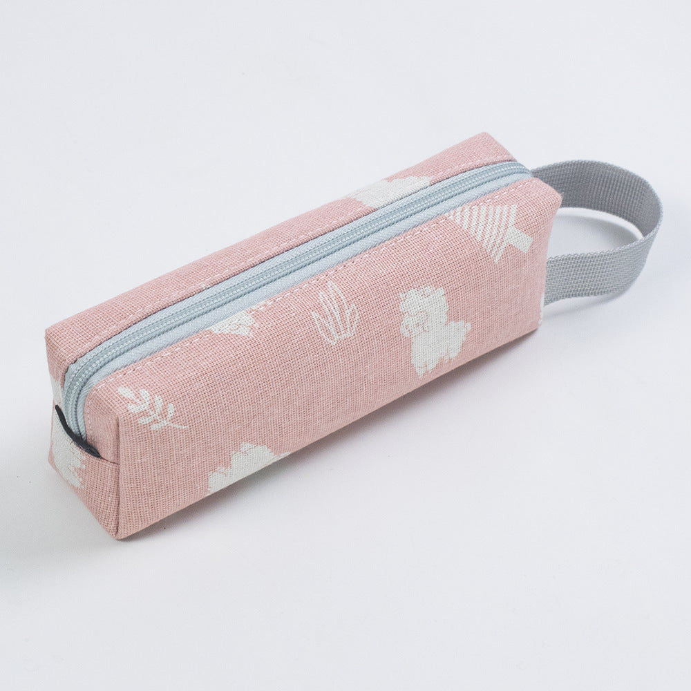Canvas Portable Cartoon Animal Pen Bags