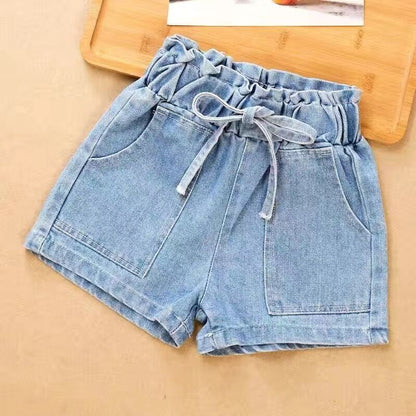 Cotton Girls Denim Shorts