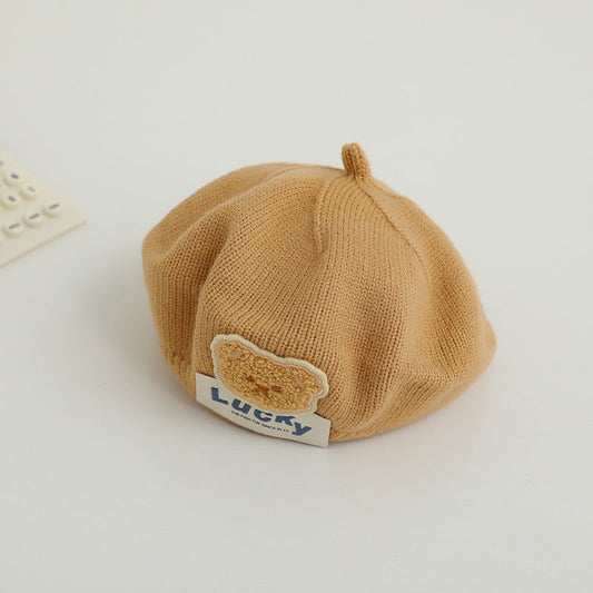 Wholesale Children's Woolen Bear Beret