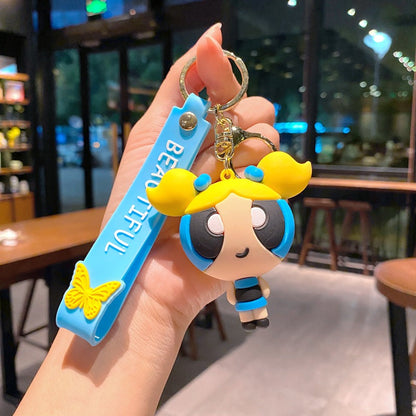 Cartoon Anime PVC Soft Glue Keychain