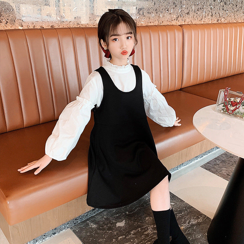 Wholesale Cotton Spring Girls' Strap Skirts