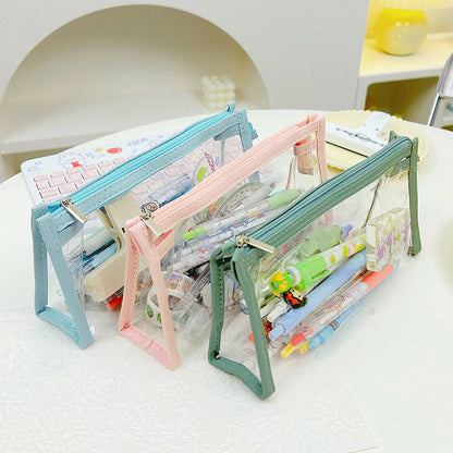 PU Transparent Pencil Case