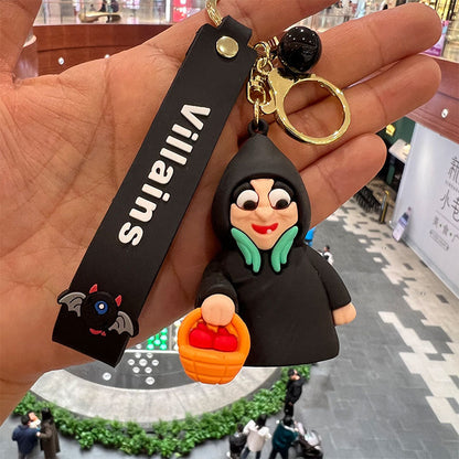 Cartoon Cute PVC Silicone Keychains Creative Keychain
