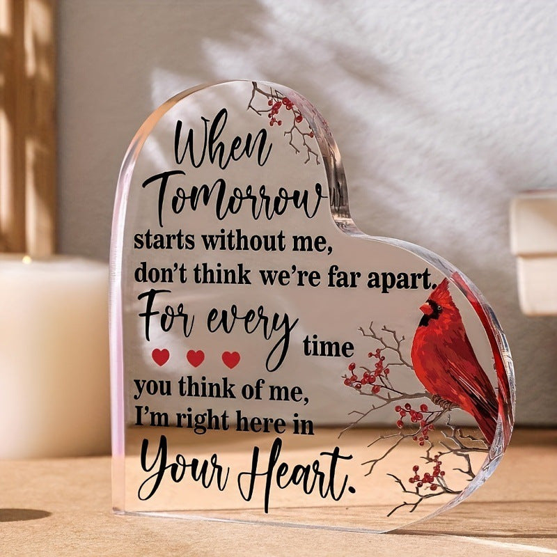 New Valentine's Day Love Transparent Acrylic Mother's Day