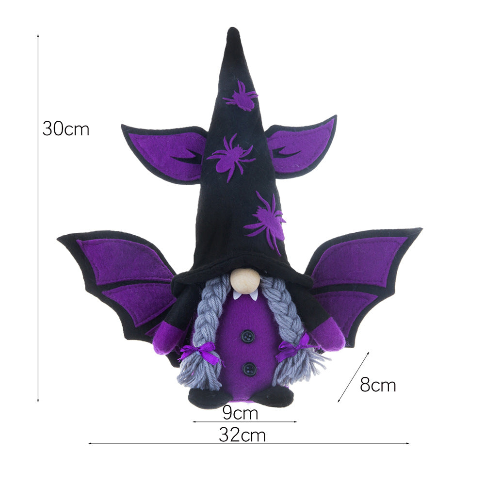 Bat Vampire Faceless Old Man Wings Halloween Dwarf