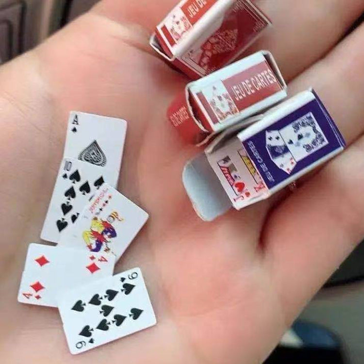 Mini Playing Card Coated Paper TOY 10pcs
