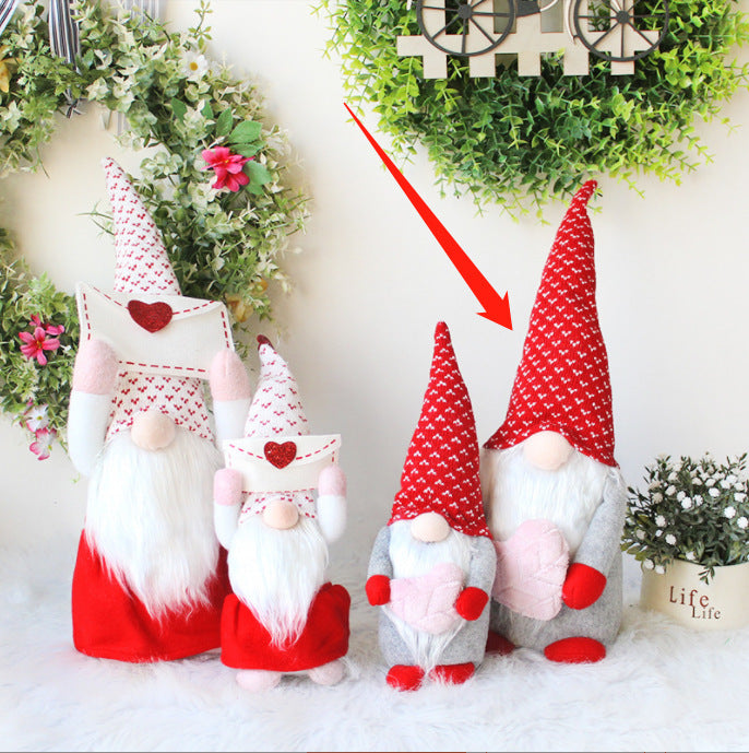 Valentine's Day Love Fabric Figurine Ornaments