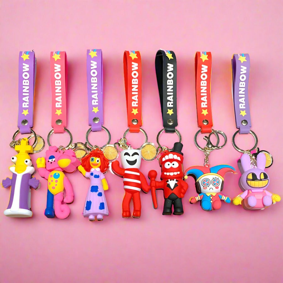 PVC Soft Glue Cute Keychain Creative Keychain