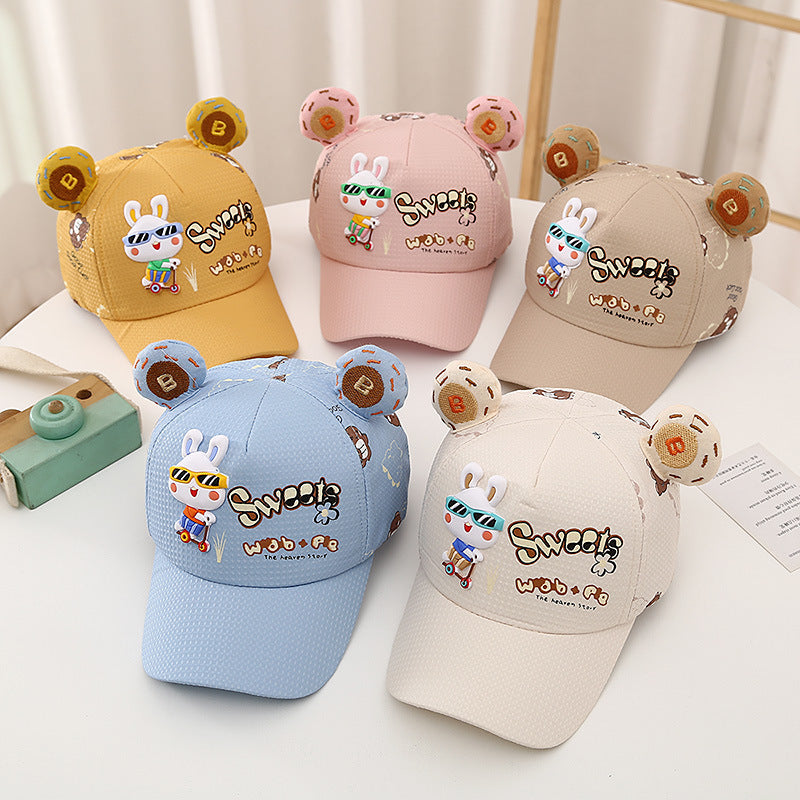 Sweet Glasses Bunny Ears Sun Hat
