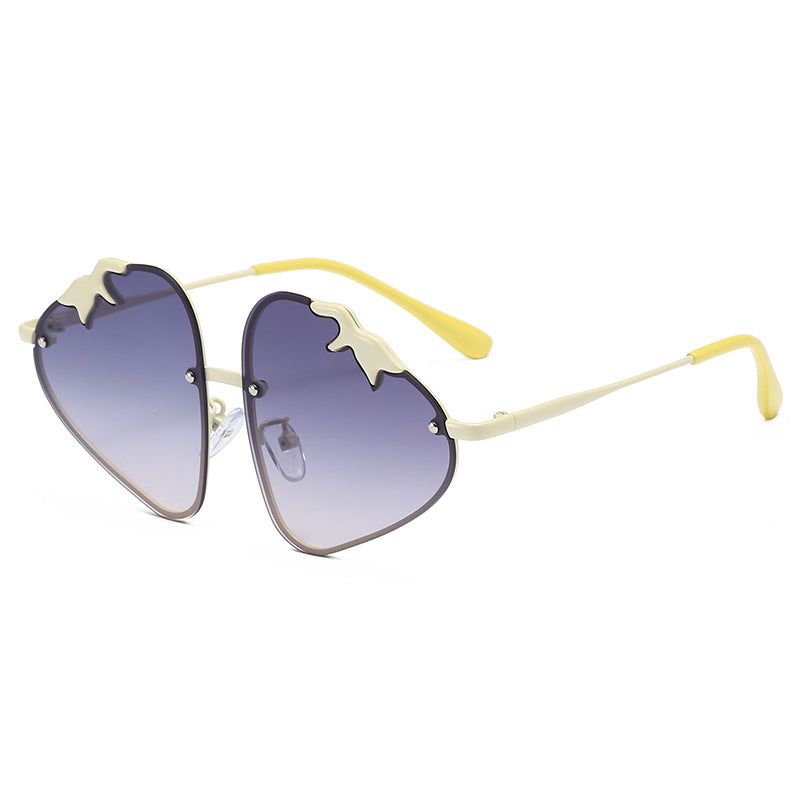 Resin Cartoon Strawberry Sunglasses