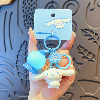 Cartoon Ku Ku PVC Soft Keychain Creative Keychain