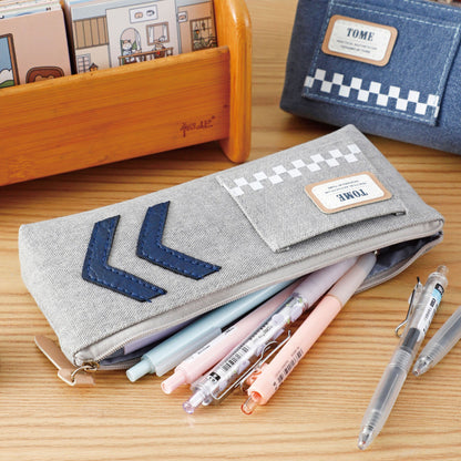 High-capacity Zipper Canvas Pencil Case