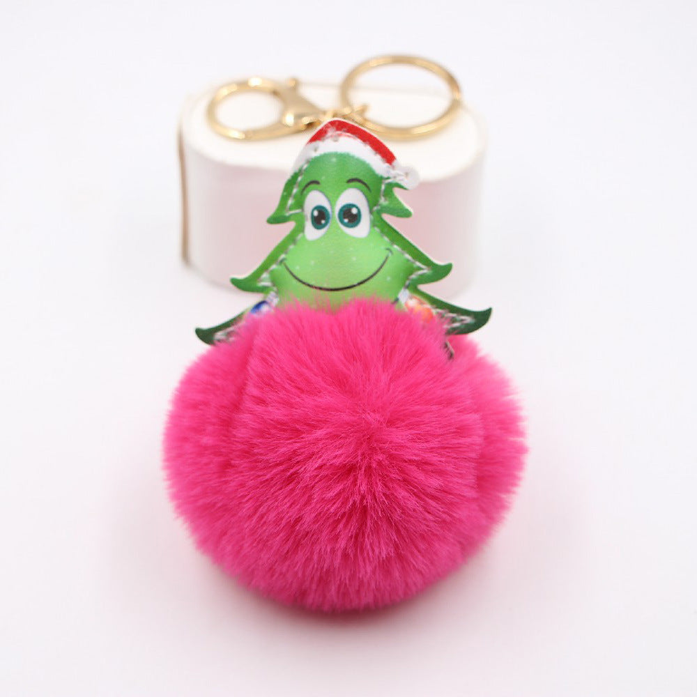 Christmas Tree Plush Keychain