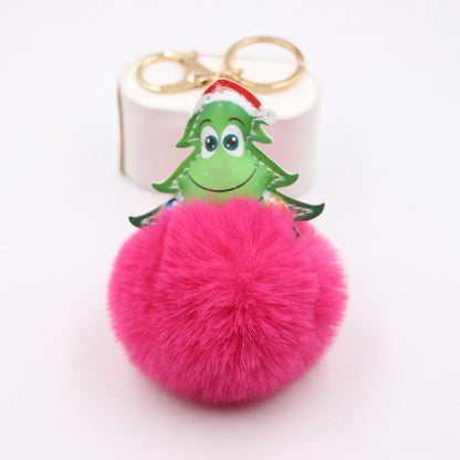 Christmas Tree Plush Keychain