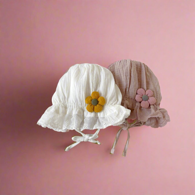 Thin Cotton Brim Baby Hat
