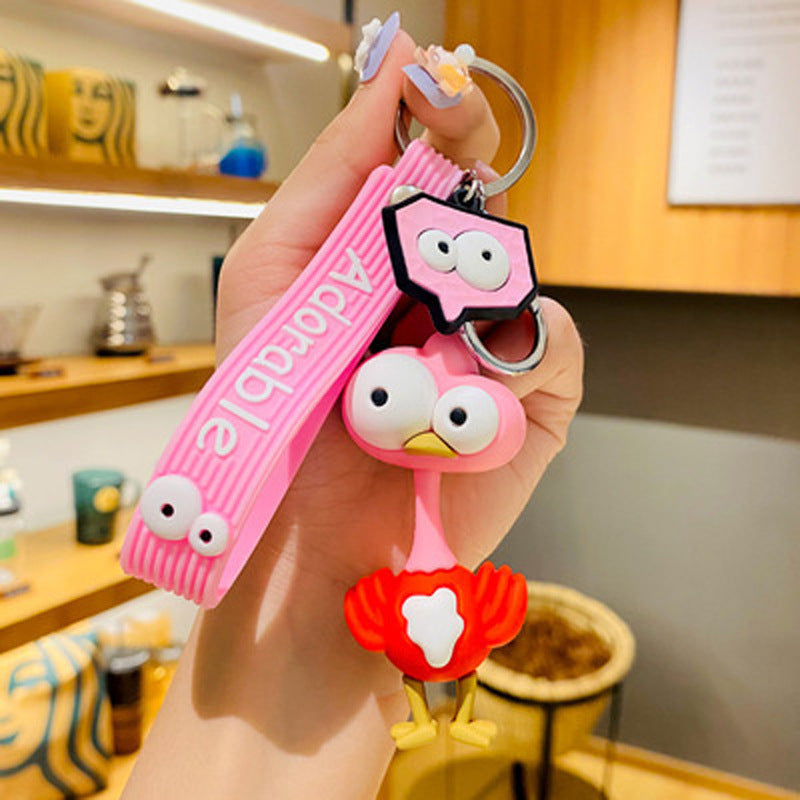 Cartoon Silicone Animal Giraffe Cute Creative Keychain