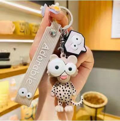 Cartoon Silicone Animal Giraffe Cute Creative Keychain