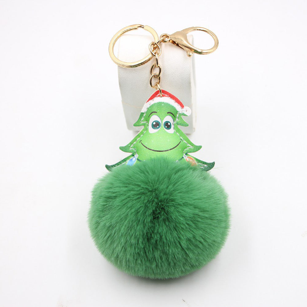 Christmas Tree Plush Keychain