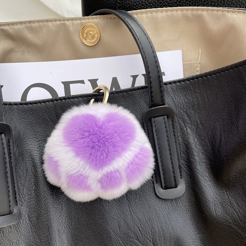 Kitten Claw Plush Keychain