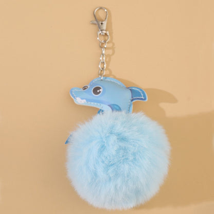 Dolphin Plush Keychain