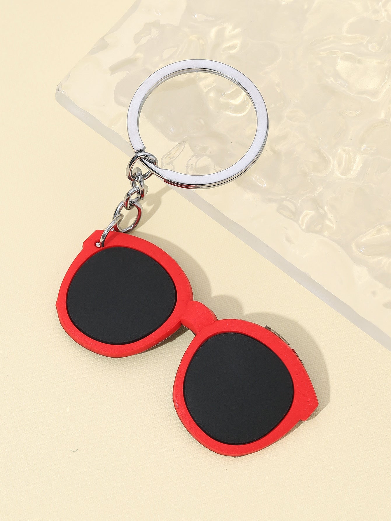 Silicone Glasses Keychain Cute Keychain