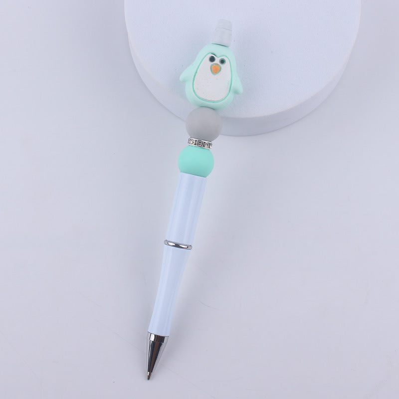 Cartoon Animal Silicone Handmade Beadable Pens