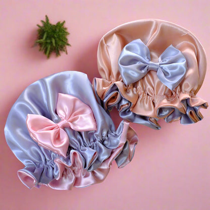 Polyester Kids Bowknot Nightcap