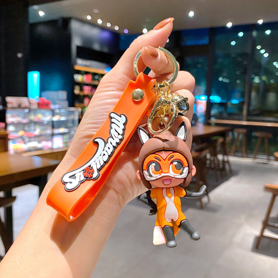 Cartoon Anime PVC Soft Keychain Creative Keychain