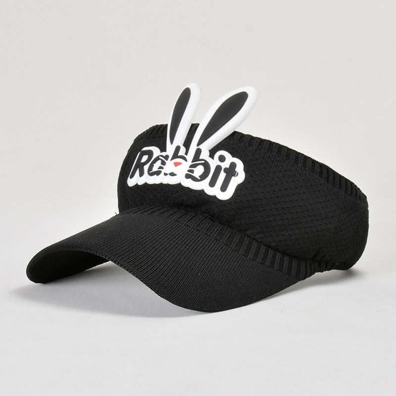 Polyester Summer Children Cartoon Rabbit Empty Top
