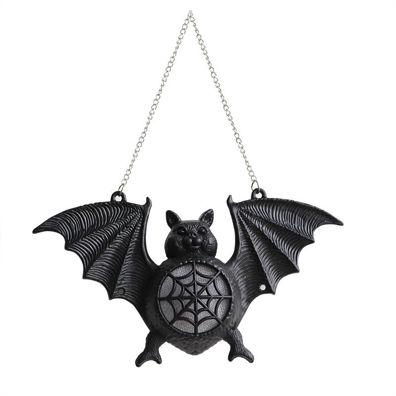 Halloween Colorful Gradient Glow Bat Lights Decorative Plastic