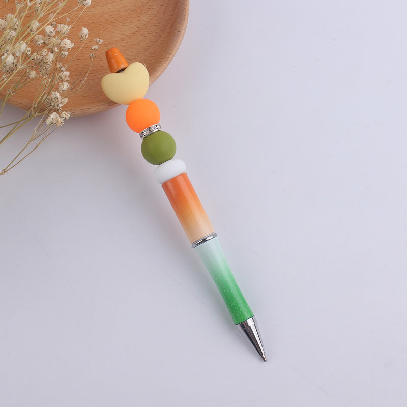 Cartoon Love Silicone Handmade Bead Pen