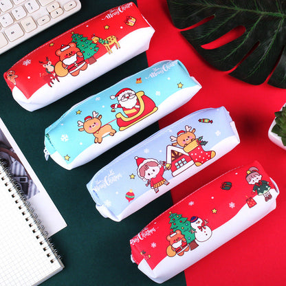 Christmas Polyester Pencil Case