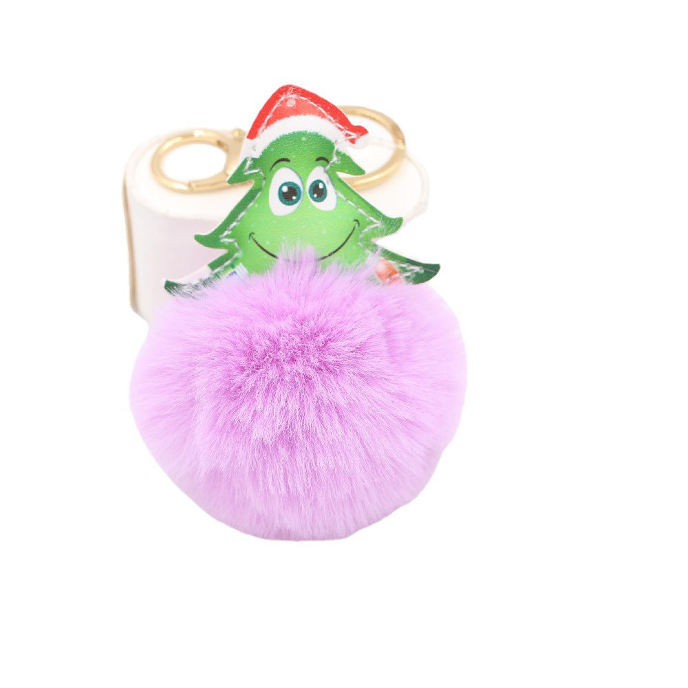 Christmas Tree Plush Keychain
