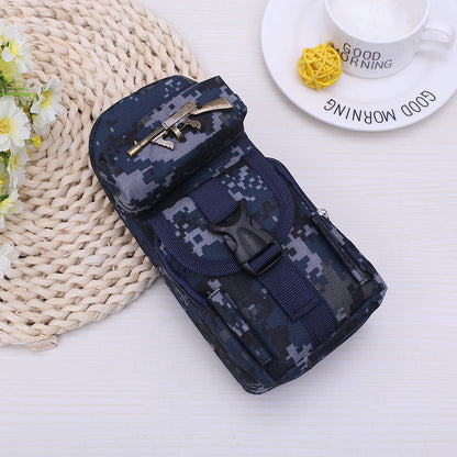 Oxford Cloth Camouflage Zipper Pen Bags