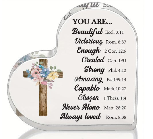 Transparent and Caring Acrylic Ornaments for Mother's