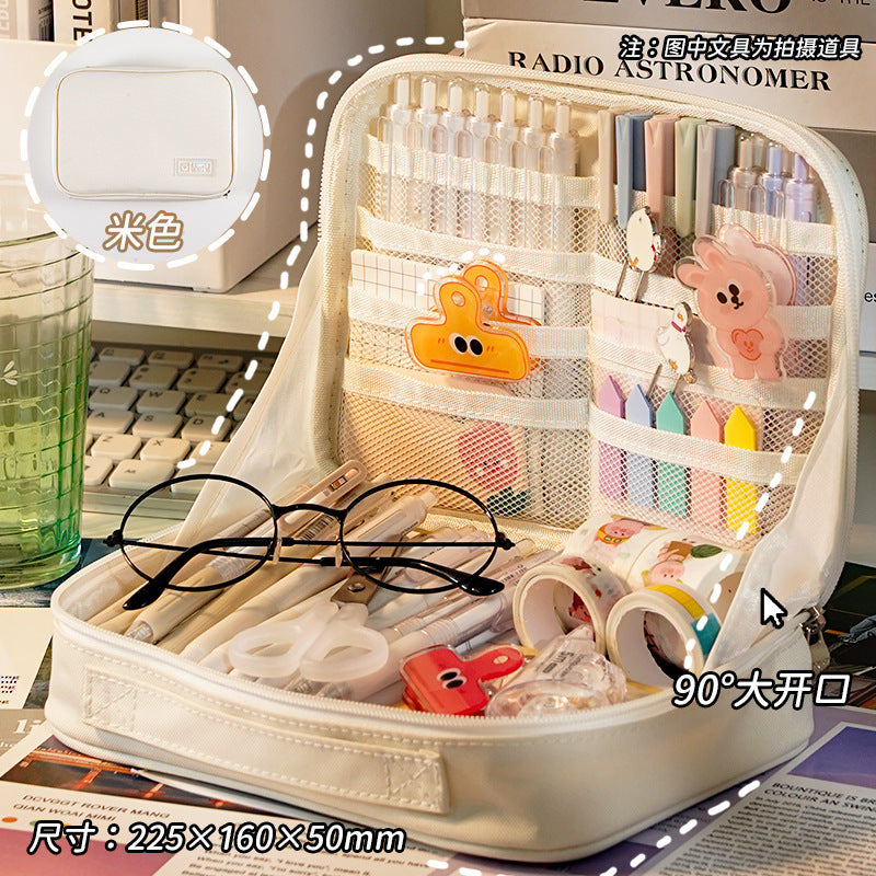 New Capacity Polyester Fiber Pencil Case