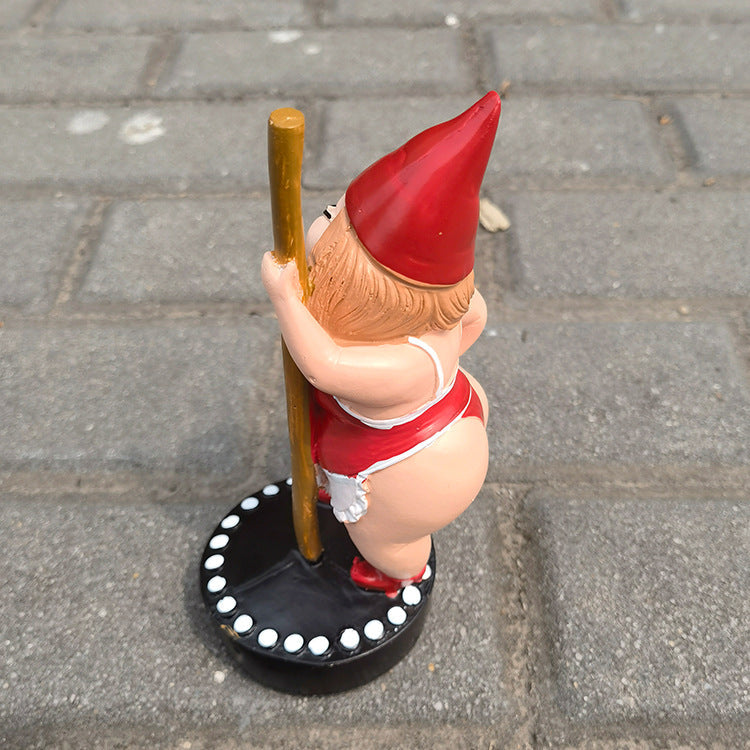 Steel Pipe Dancer Resin Ornaments