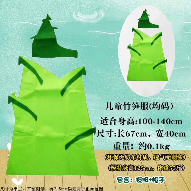 Children's Fruit and Vegetable Costume Environmental-Friendly