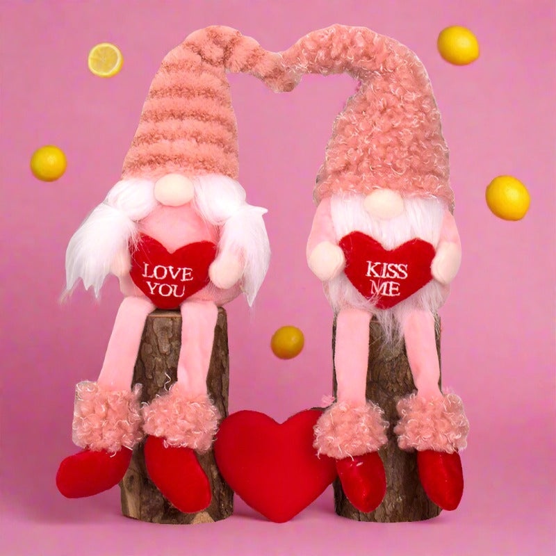 Valentine's Day Fabric Figurine Ornaments