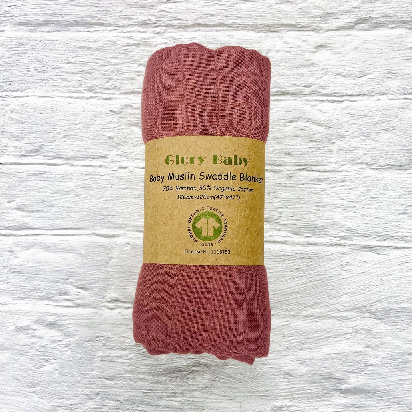 Double Bamboo Cotton Newborn Solid Color Gauze Blanket