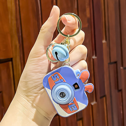 Plastic Rabbit Camera Keychains
