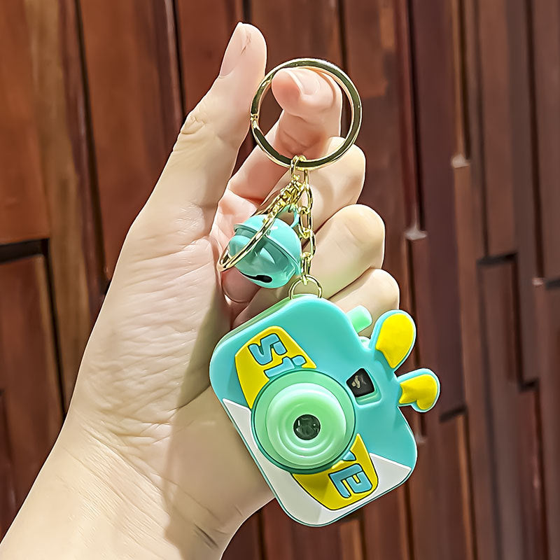 Plastic Rabbit Camera Keychains